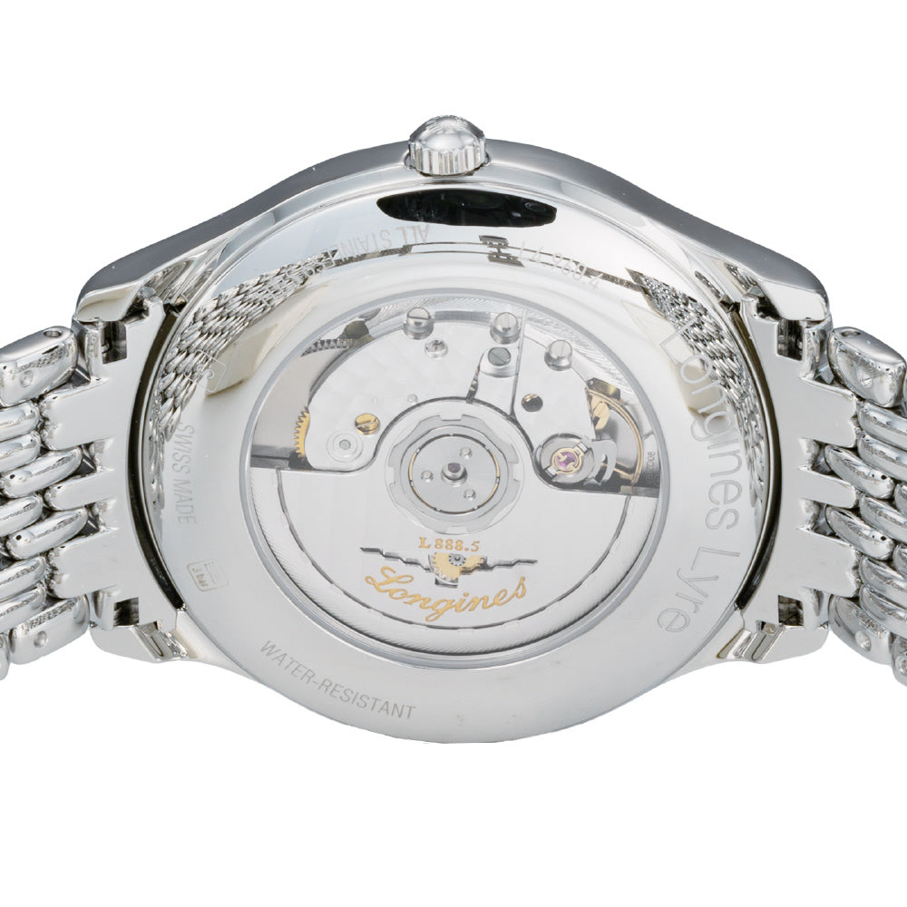LONGINES L4.960.4.12.6 Watch - Elegant White Dial 5-Year Warranty Swiss Movement Water Resistant (Image 5)