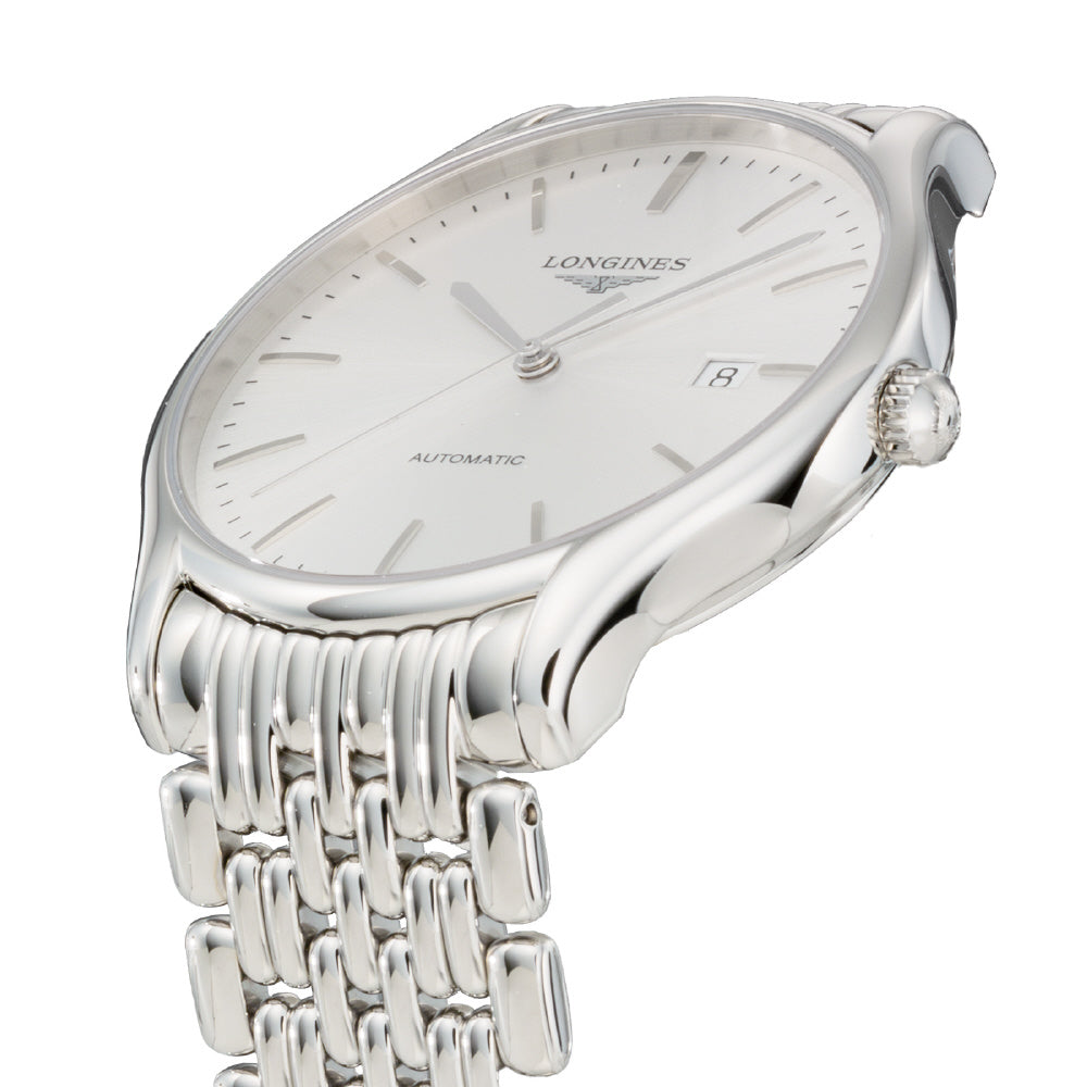 LONGINES L4.960.4.72.6 Watch - Elegant Silver Design 5-Year Warranty Swiss Automatic Movement Water Resistant (Image 2)