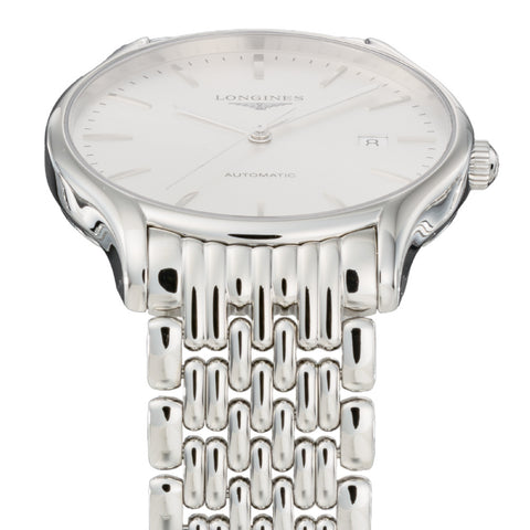 LONGINES L4.960.4.72.6 Watch - Elegant Silver Design 5-Year Warranty Swiss Automatic Movement Water Resistant (Image 3)