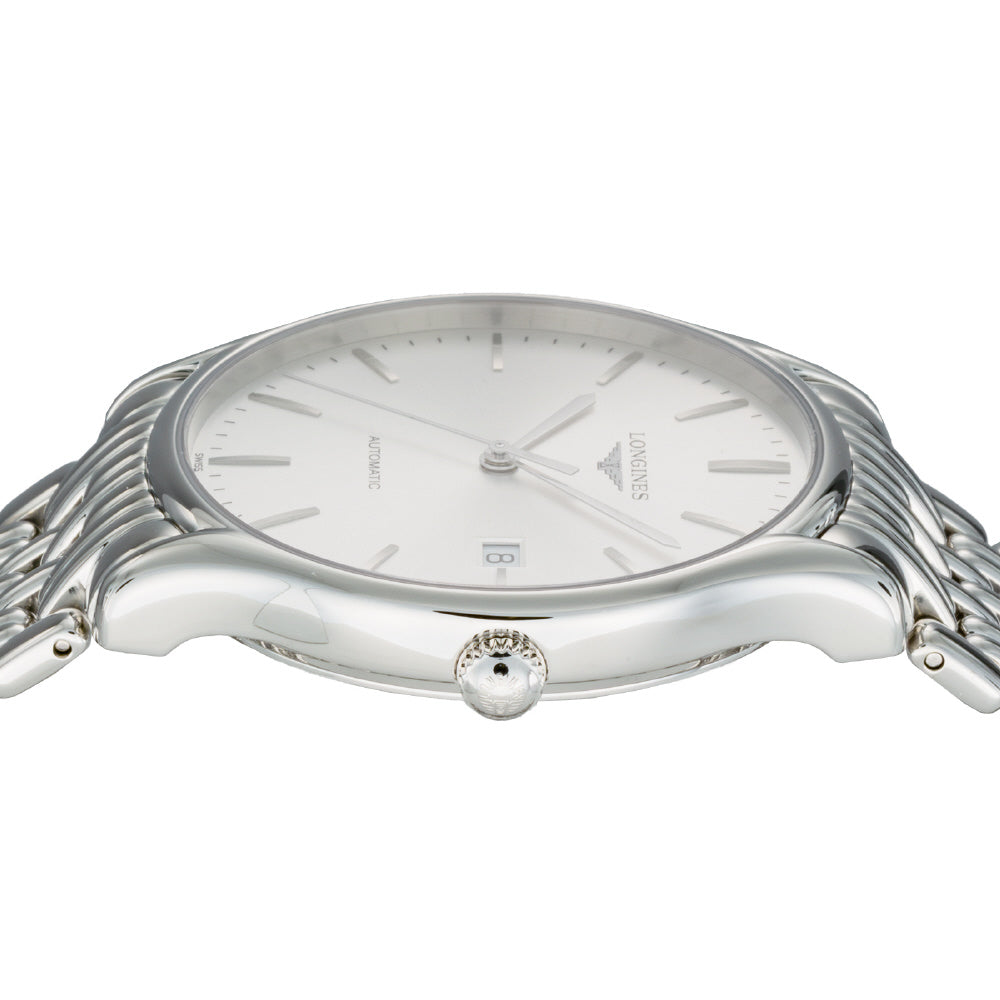 LONGINES L4.960.4.72.6 Watch - Elegant Silver Design 5-Year Warranty Swiss Automatic Movement Water Resistant (Image 4)