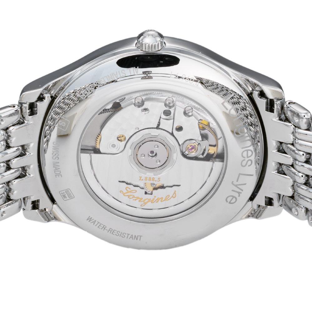 LONGINES L4.960.4.72.6 Watch - Elegant Silver Design 5-Year Warranty Swiss Automatic Movement Water Resistant (Image 5)