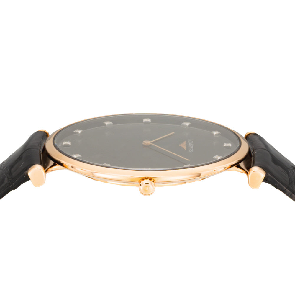 LONGINES L47661572 Watch - Classic Elegance 2-Year Warranty Black Dial Swiss Movement (Image 4)