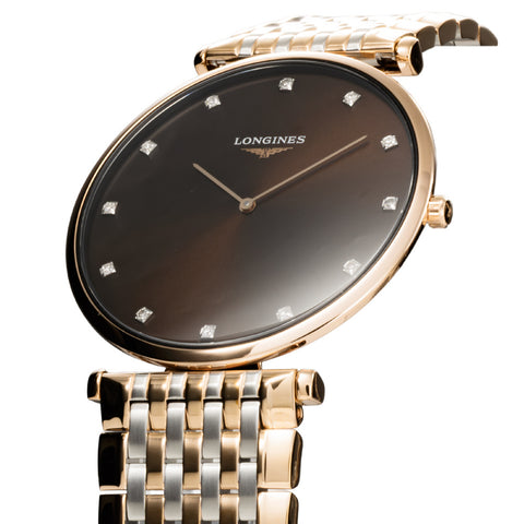 LONGINES L47661677 Watch - Elegant Brown Leather Strap Classic Design 2-Year Warranty Swiss Movement (Image 2)