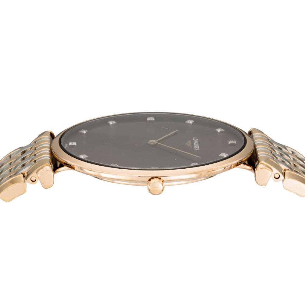 LONGINES L47661677 Watch - Elegant Brown Leather Strap Classic Design 2-Year Warranty Swiss Movement (Image 4)