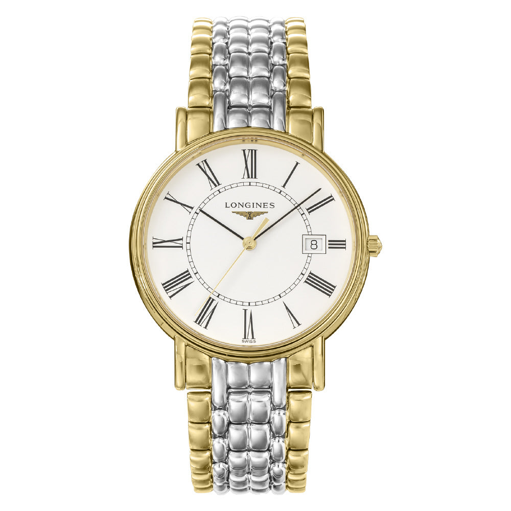 LONGINES L47902117 Watch - Elegant White Dial 2-Year Warranty Swiss Automatic Movement Stainless Steel Case