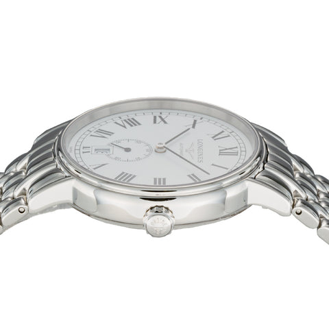 LONGINES L49044116 Elegant White Dial 5-Year Warranty Swiss Movement Classic Design