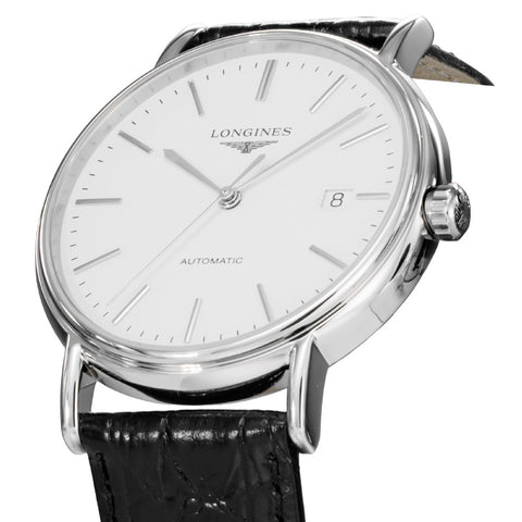 LONGINES L49214122 Watch - Elegant Design Swiss Movement Water Resistant 5-Year Warranty White Dial (Image 2)