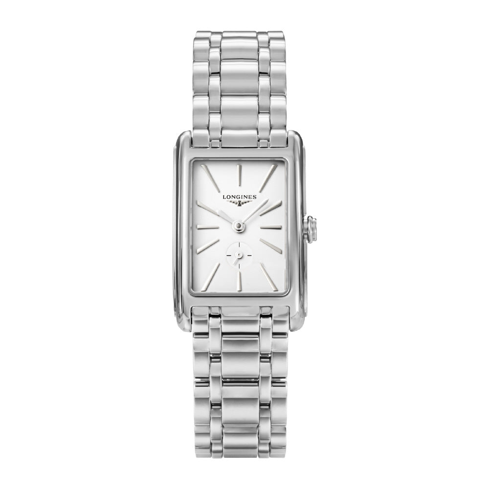 LONGINES L5.255.4.11.6 Watch - Dolcevita 2 Year Warranty White Dial Elegant Design Swiss Quartz Movement