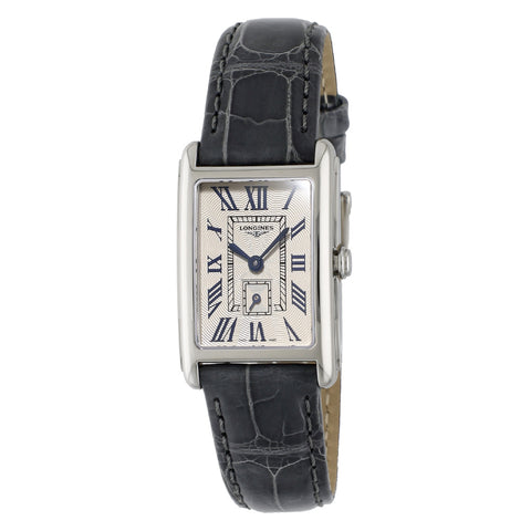 LONGINES L5.255.4.71.3 Elegant Silver Case Swiss Quartz Movement 2-Year Warranty Water Resistant