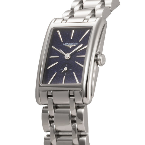 LONGINES L5.255.4.93.6 Dolcevita Blue Dial Stainless Steel Case 2-Year Warranty Elegant Design