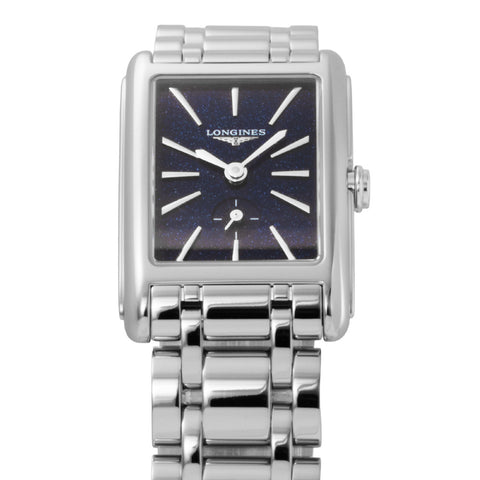 LONGINES L5.255.4.93.6 Dolcevita Blue Dial Stainless Steel Case 2-Year Warranty Elegant Design