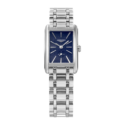 LONGINES L5.255.4.93.6 Dolcevita Blue Dial Stainless Steel Case 2-Year Warranty Elegant Design