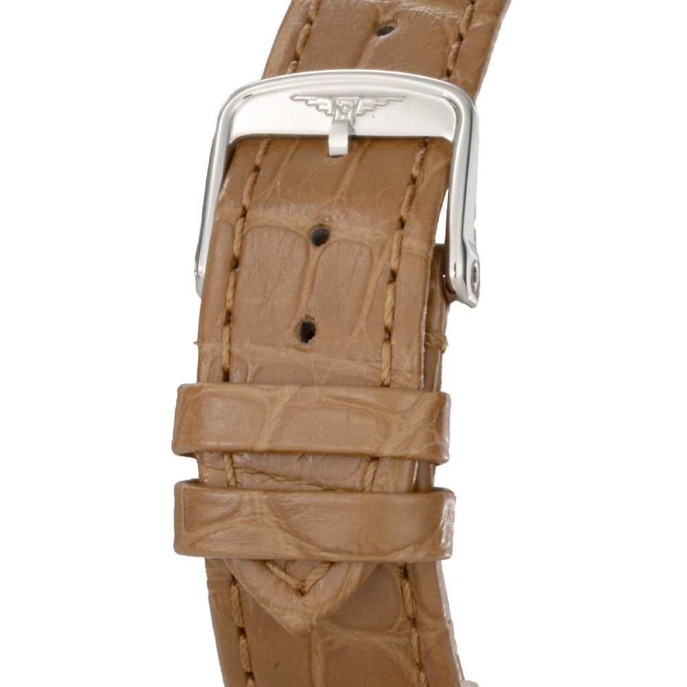 LONGINES L5.512.0.71.4 Watch - Dolcevita Brown Leather Strap Swiss Made Elegant Design 2-Year Warranty (Image 6)