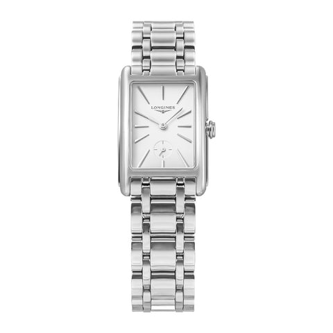 LONGINES L5.512.4.11.6 Dolcevita Elegant White Dial Stainless Steel Case 2-Year Warranty Authentic