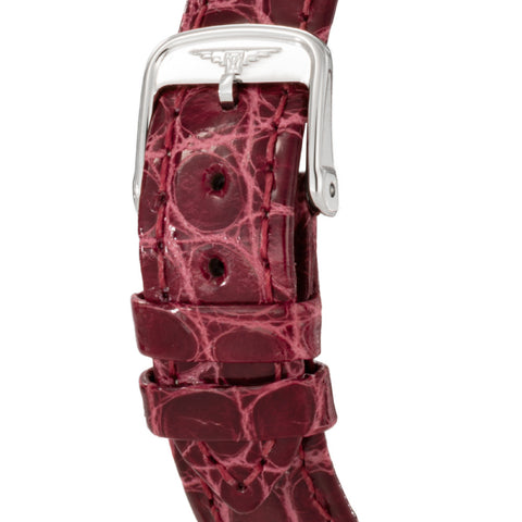 LONGINES L52554982 Elegant Dolcevita Design 2-Year Warranty Red Dial Stainless Steel Case