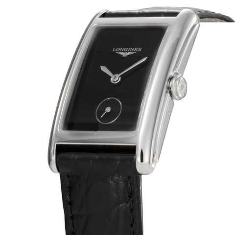 LONGINES L55124502 Dolcevita Elegant Design Black Dial Stainless Steel Case 2-Year Warranty
