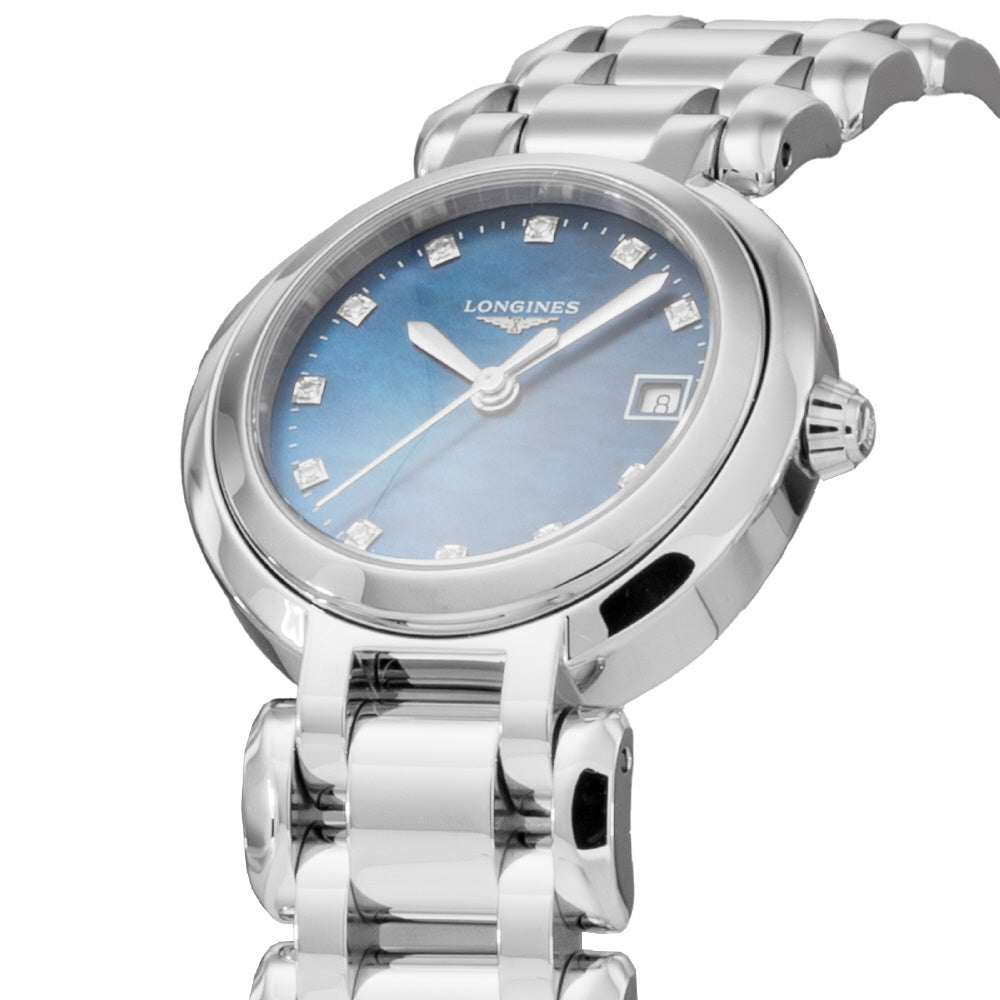LONGINES L8.110.4.98.6 Watch - Primaluna 2-Year Warranty Blue Dial Elegant Design Swiss Automatic Movement (Image 2)