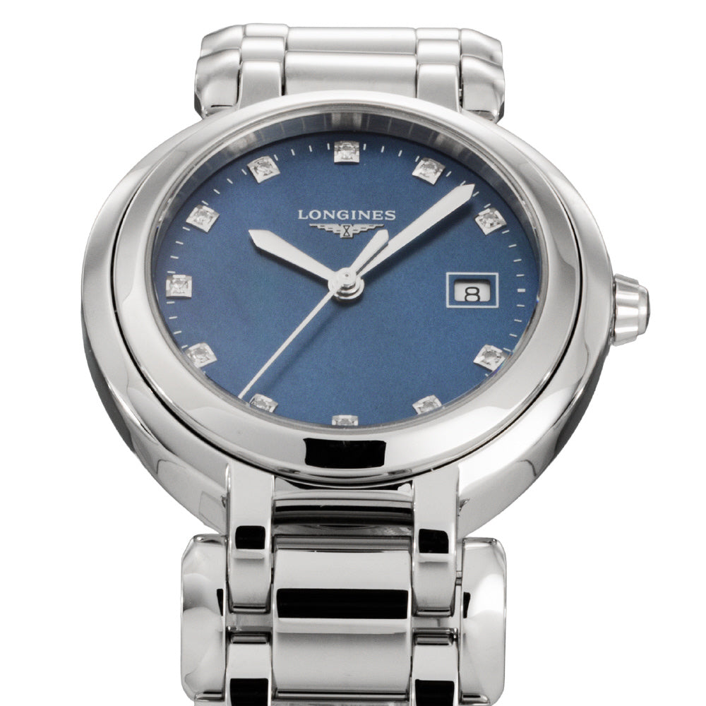 LONGINES L81224986 Watch - Primaluna 2-Year Warranty Blue Dial Stainless Steel Elegant Design (Image 3)