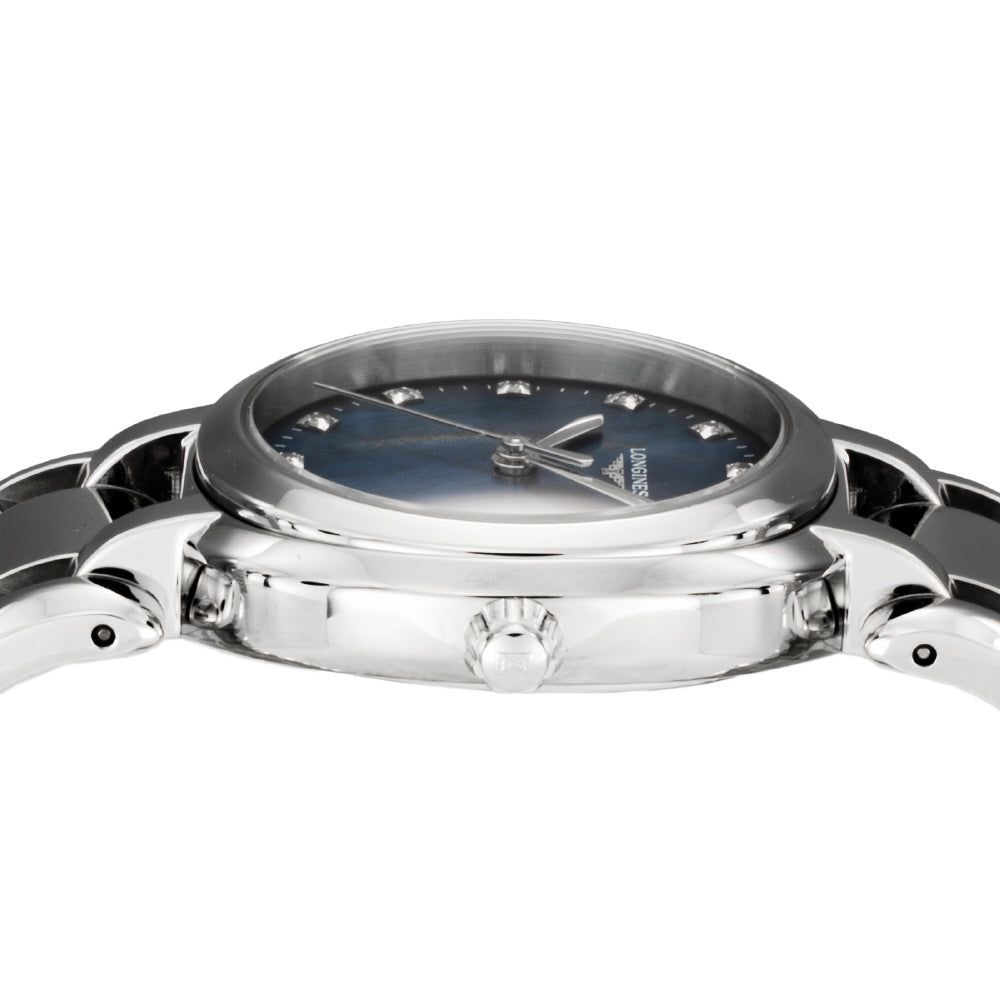 LONGINES L81224986 Watch - Primaluna 2-Year Warranty Blue Dial Stainless Steel Elegant Design (Image 4)