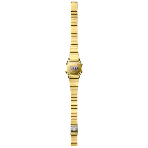 CASIO LA670WEGS9AJF Classic Gold Digital Watch with Backlight Slim Design Water Resistant Stylish Elegance