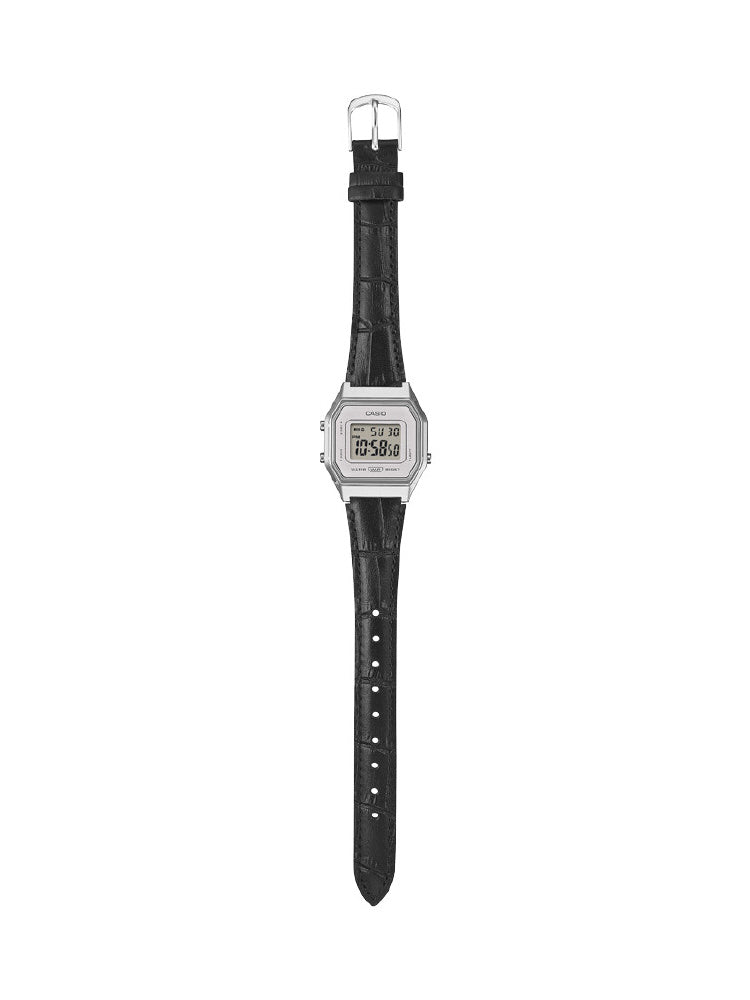 CASIO LA680WEL-1JF Watch - Classic Black Digital Watch - Slim Design - Water Resistant - LED Backlight - Alarm Function (Imag