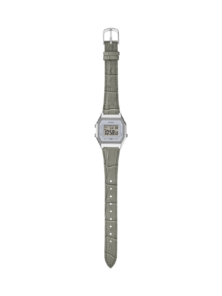 CASIO LA680WEL-8A2JF Watch - Classic Digital Watch Slim Design LED Backlight Water Resistant Stylish Gray Finish (Image 2)