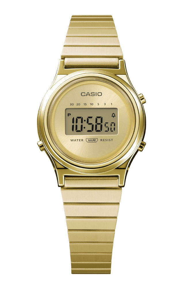 CASIO LA700WEG-9AJF Watch - Classic Gold Round Case Stylish Design Water Resistant Lightweight Fashionable (Image 2)