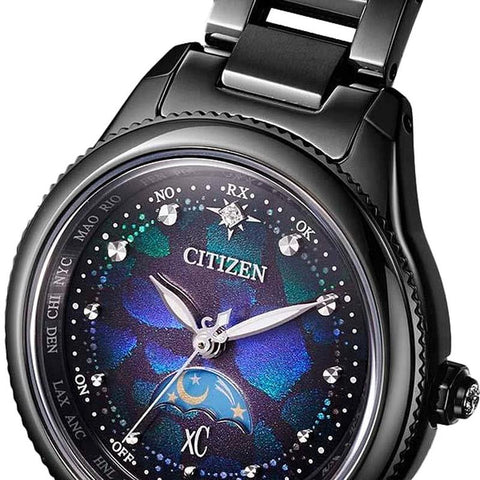 xC Super Titanium solar radio limited edition ladies watch EE1008-56E