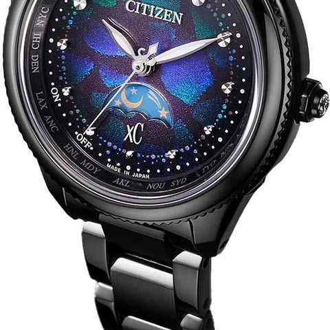 xC Super Titanium solar radio limited edition ladies watch EE1008-56E