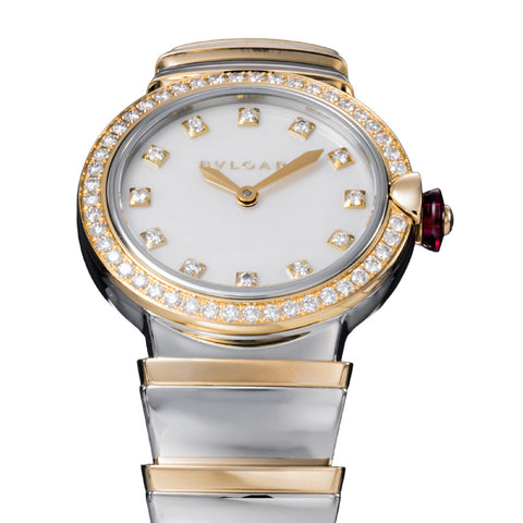 BVLGARI LU28WSPGDSPG12 Watch - Lucea White Dial Stainless Steel Case 2-Year Warranty Elegant Design (Image 3)