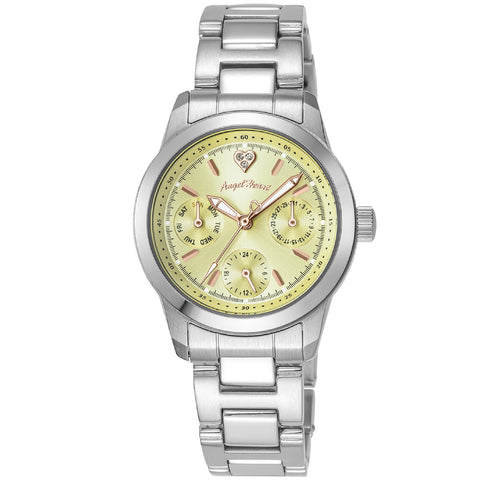 ANGEL HEART LU30CP Watch - Luxe Gold Watch with 1 Year Warranty, Elegant Design, Water Resistant, Perfect for Any Occasion