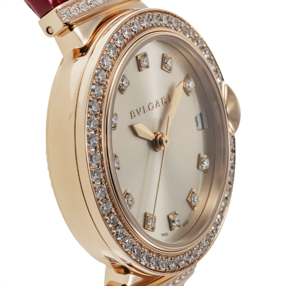 BVLGARI LUP33C6GDLD11 Watch - Luxurious Gold Finish Elegant Design 2-Year Warranty Swiss Made Quality (Image 2)