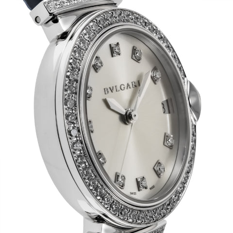 BVLGARI LUW33C6GDLD11 Watch - Luxurious Silver Watch Elegant Design 2-Year Warranty Water Resistant (Image 2)