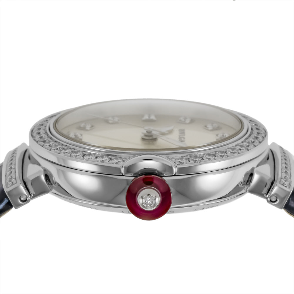 BVLGARI LUW33C6GDLD11 Watch - Luxurious Silver Watch Elegant Design 2-Year Warranty Water Resistant (Image 3)