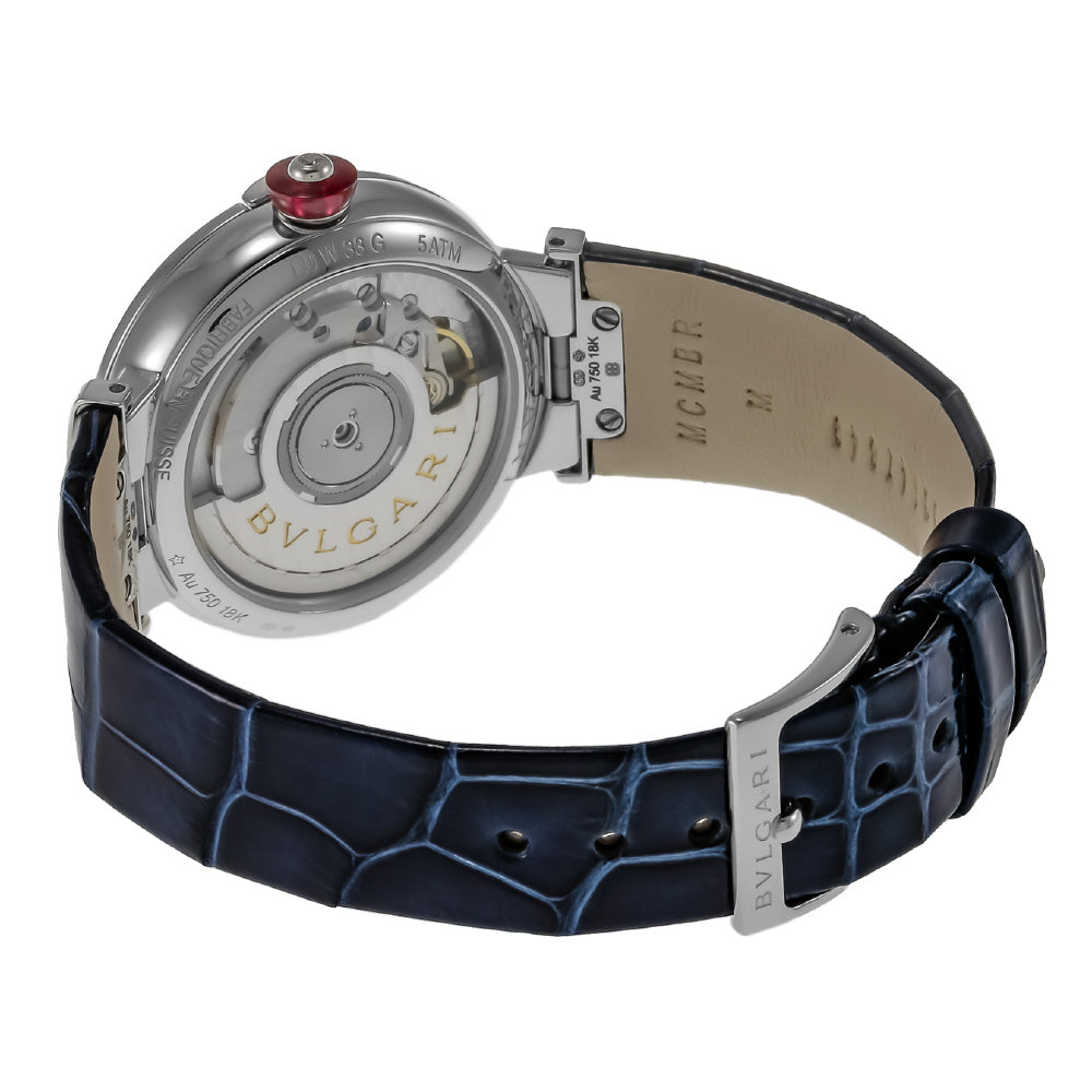 BVLGARI LUW33C6GDLD11 Watch - Luxurious Silver Watch Elegant Design 2-Year Warranty Water Resistant (Image 4)