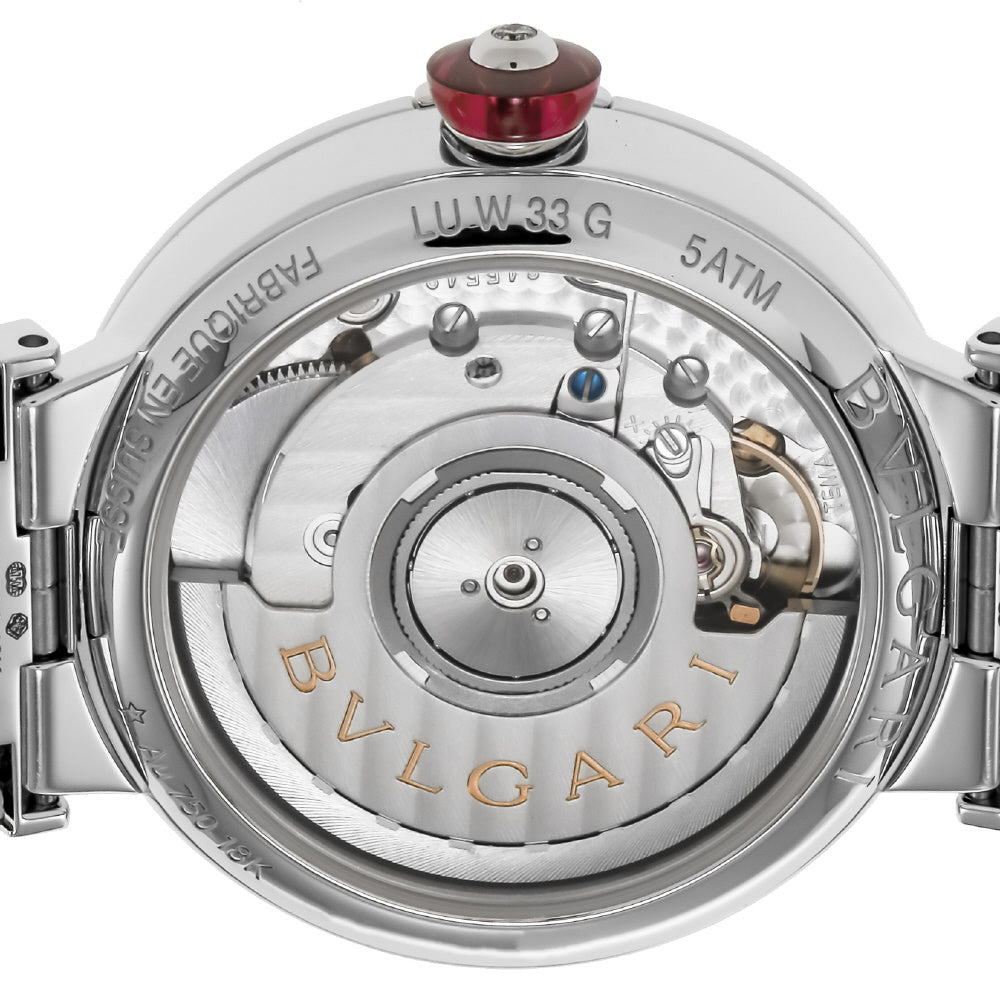 BVLGARI LUW33C6GDLD11 Watch - Luxurious Silver Watch Elegant Design 2-Year Warranty Water Resistant (Image 5)