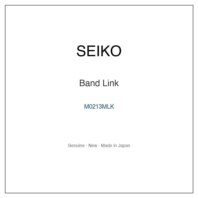 SEIKO M0213MLK Watch Parts