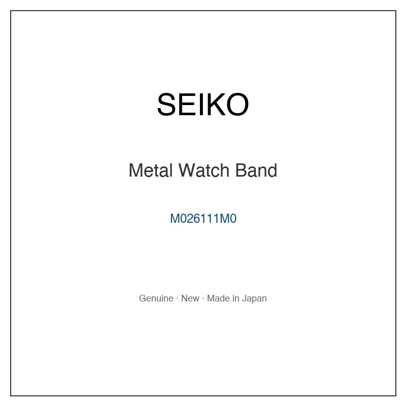 SEIKO M026111M0 Watch Parts