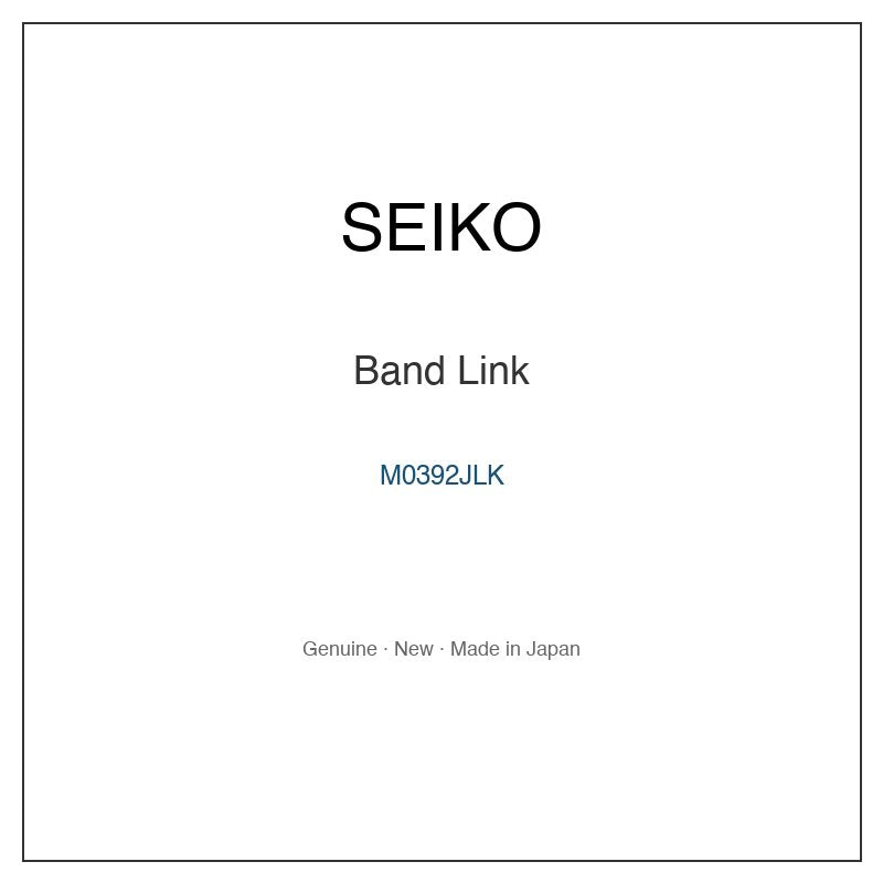 SEIKO M0392JLK Watch Parts