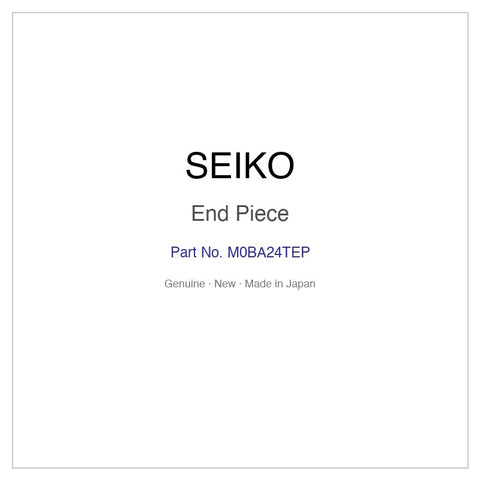 SEIKO M0BA24TEP End Piece for SBTM223 SBTM225 SBTM227 SBTM229 and More Models