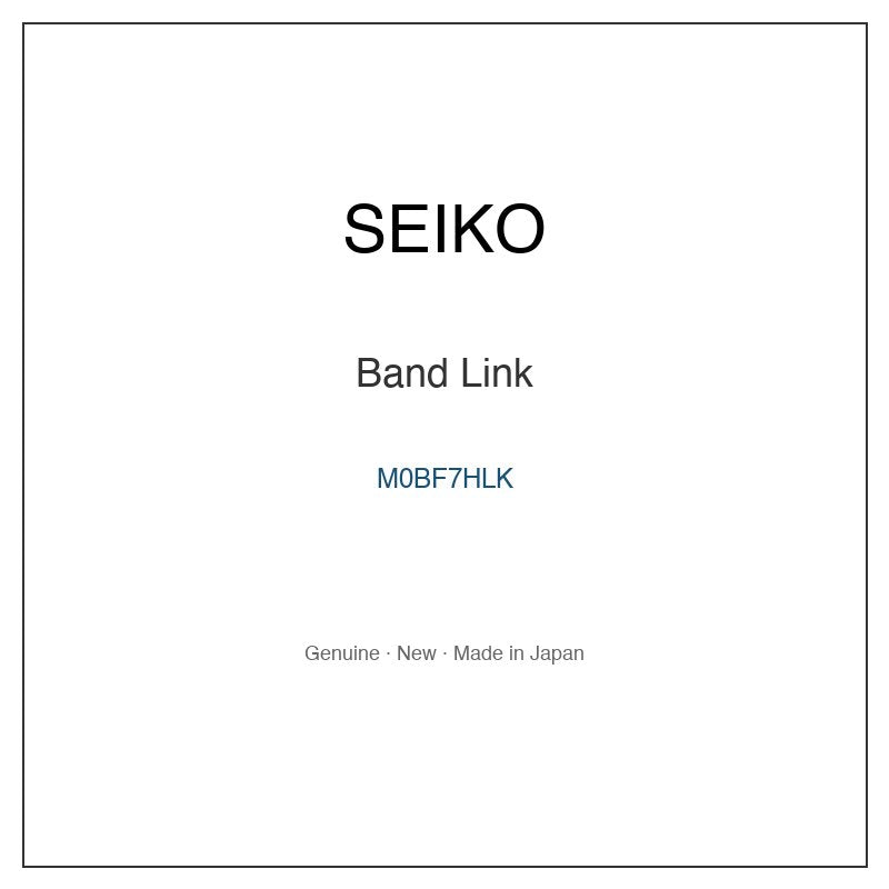 SEIKO M0BF7HLK Watch Parts