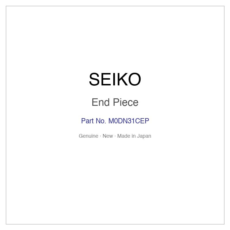 SEIKO M0DN31CEP End Piece for SBPX085 SBPX085J and More Models