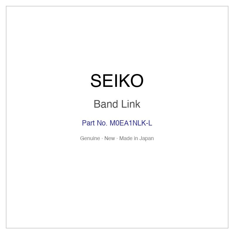 SEIKO M0EA1NLK-L Band Link for SNDD89P1 SSB141P1 and More Models