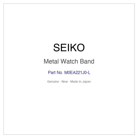 SEIKO M0EA221J0-L Metal Watch Band for SNDD85J1 and More Models