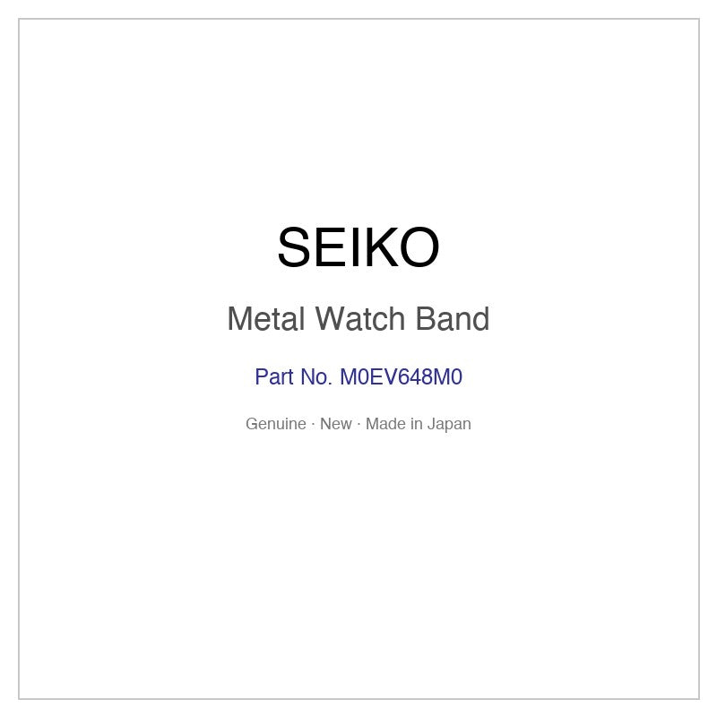 SEIKO M0EV648M0 Metal Watch Band for SBDY127 SRPK43J1 SRPK43J8 SRPK43K1 SRPK43KC and More Models