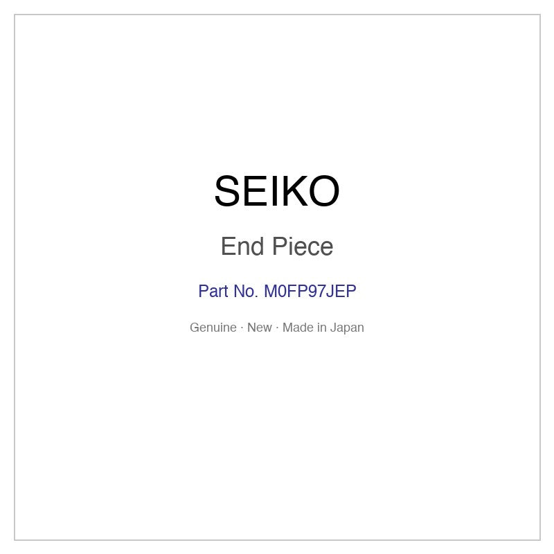 SEIKO M0FP97JEP End Piece for SBDJ017 and More Models