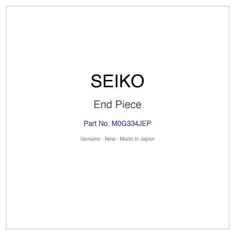SEIKO M0G334JEP End Piece for SBTM163 SBTM164 SBTM166 and More Models