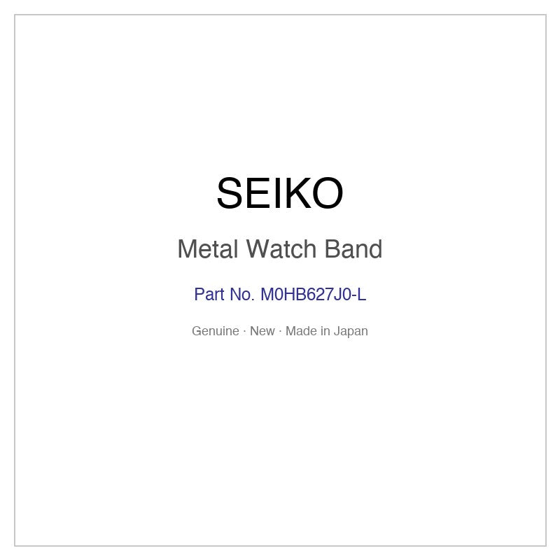 SEIKO M0HB627J0-L Metal Watch Band for SSB085J1 SSB085P1 SSB087J1 SSB087P1 SSB087PC and More Models