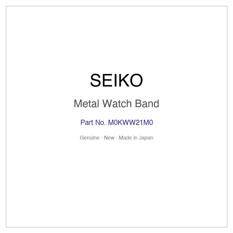 SEIKO M0KWW21M0 Metal Watch Band for SBPY147 and More Models