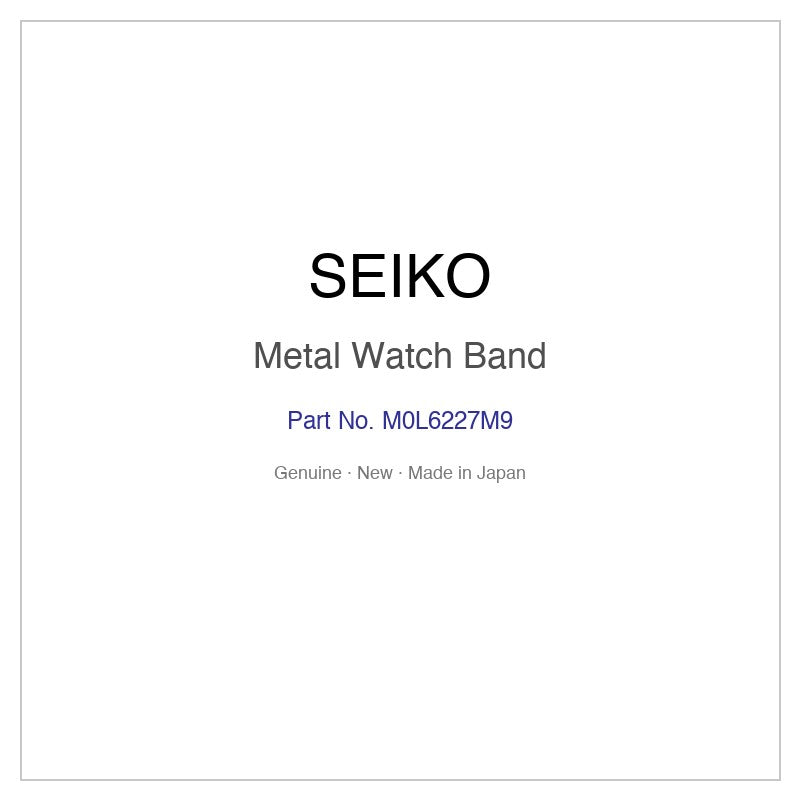 SEIKO M0L6227M9 Metal Watch Band for SAEH017 SAEH017J and More Models